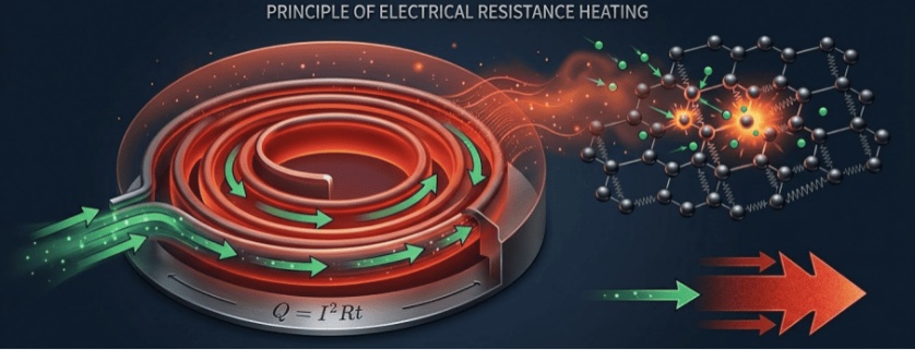Principle of electrical resistance resistance heating