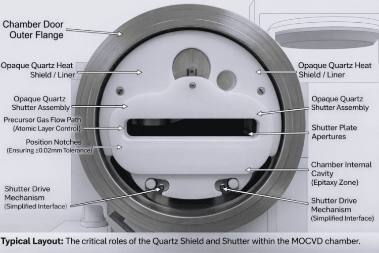 MOCVD Chamber Protection for Compound Semiconductors GaN, SiC