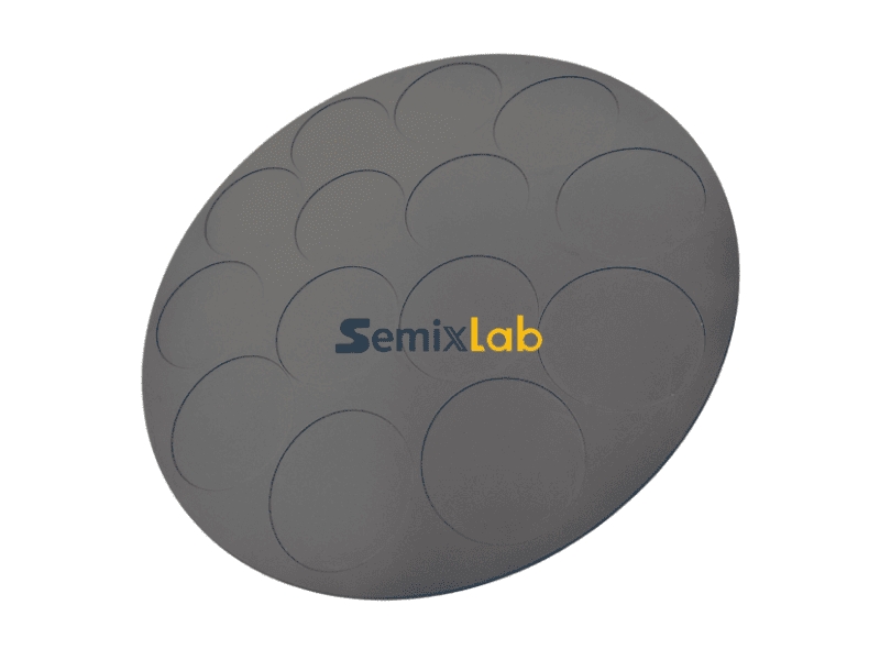 What is the operating principle of the SiC Carrier Plate for LED Etching in the LED Etching process?