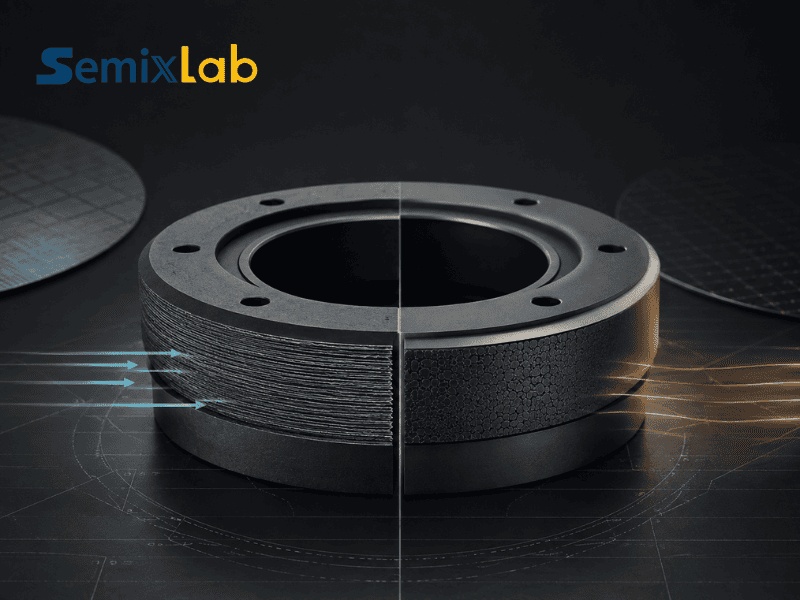 Pyrolytic Graphite vs. Glassy Carbon Coating for Semiconductor Graphite Parts