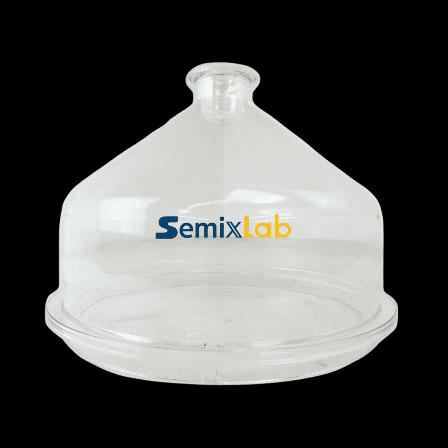 Customized semiconductor quartz bell jar